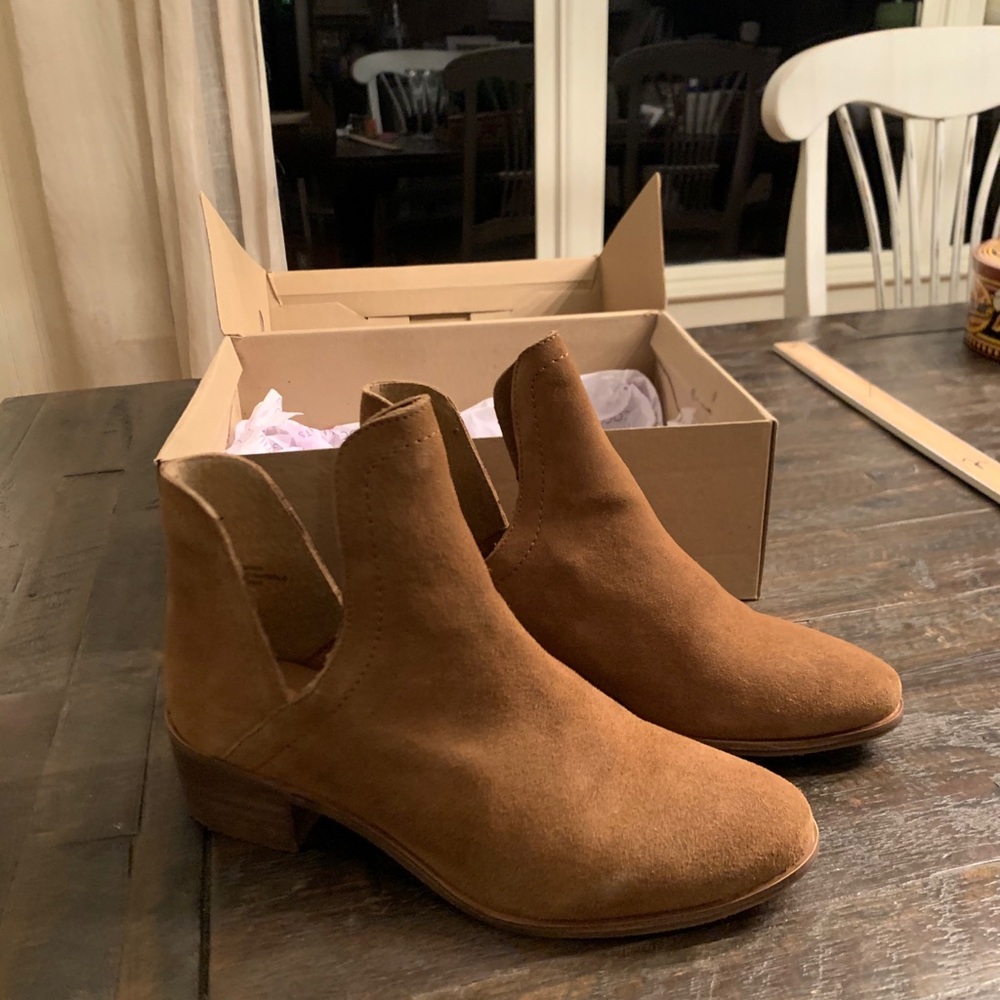 Suede booties